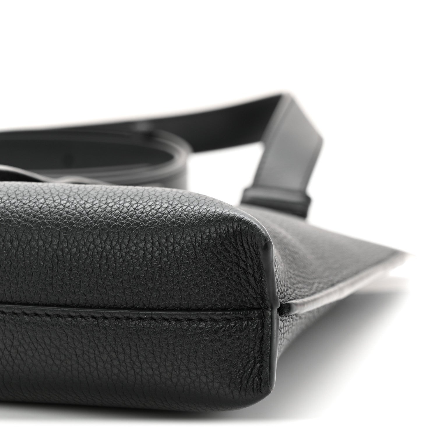 Loewe Soft Grained Calfskin Vertical T-Pocket Crossbody Bag Black 11 of 11