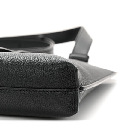 Loewe Soft Grained Calfskin Vertical T-Pocket Crossbody Bag Black 11 of 11