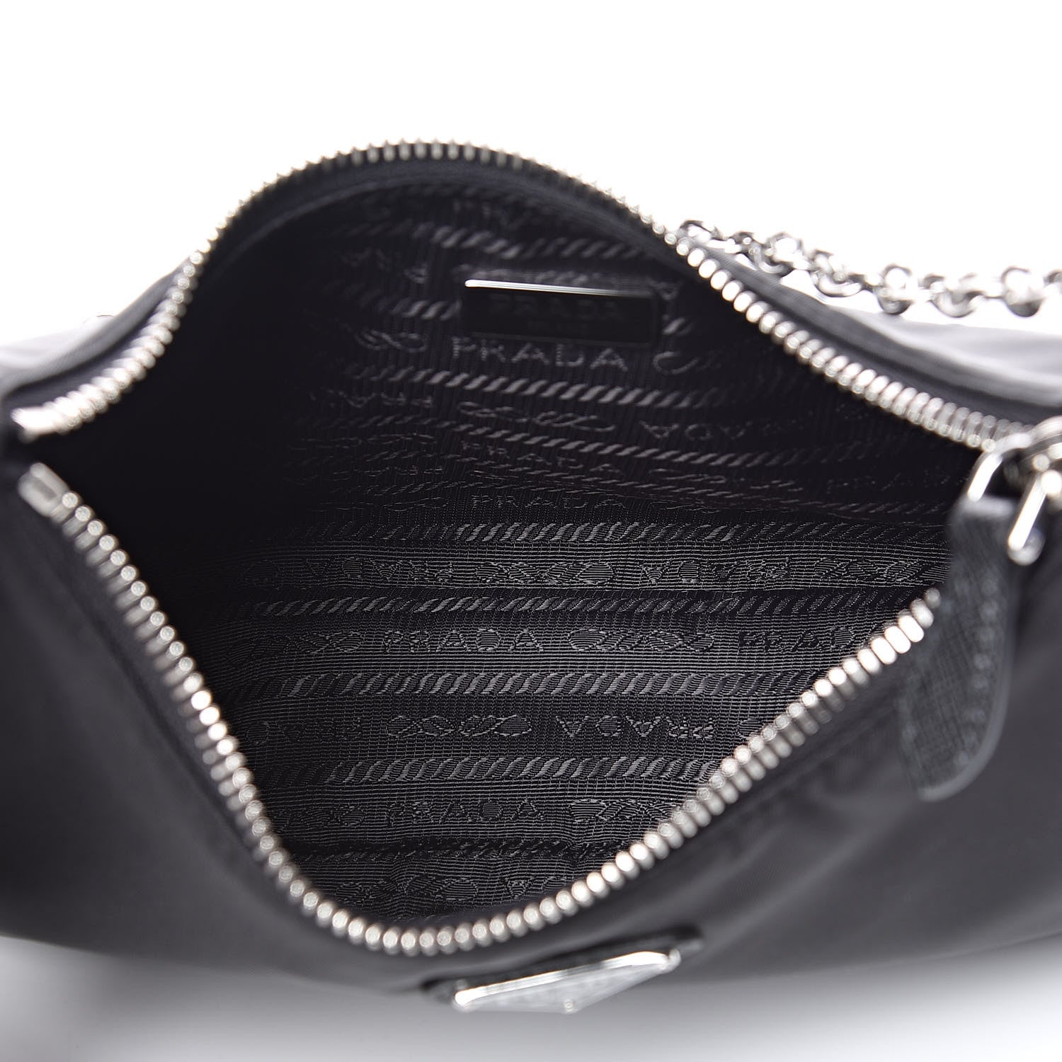 Prada Nylon Re-Edition 2005 Shoulder Bag Black 5 of 12