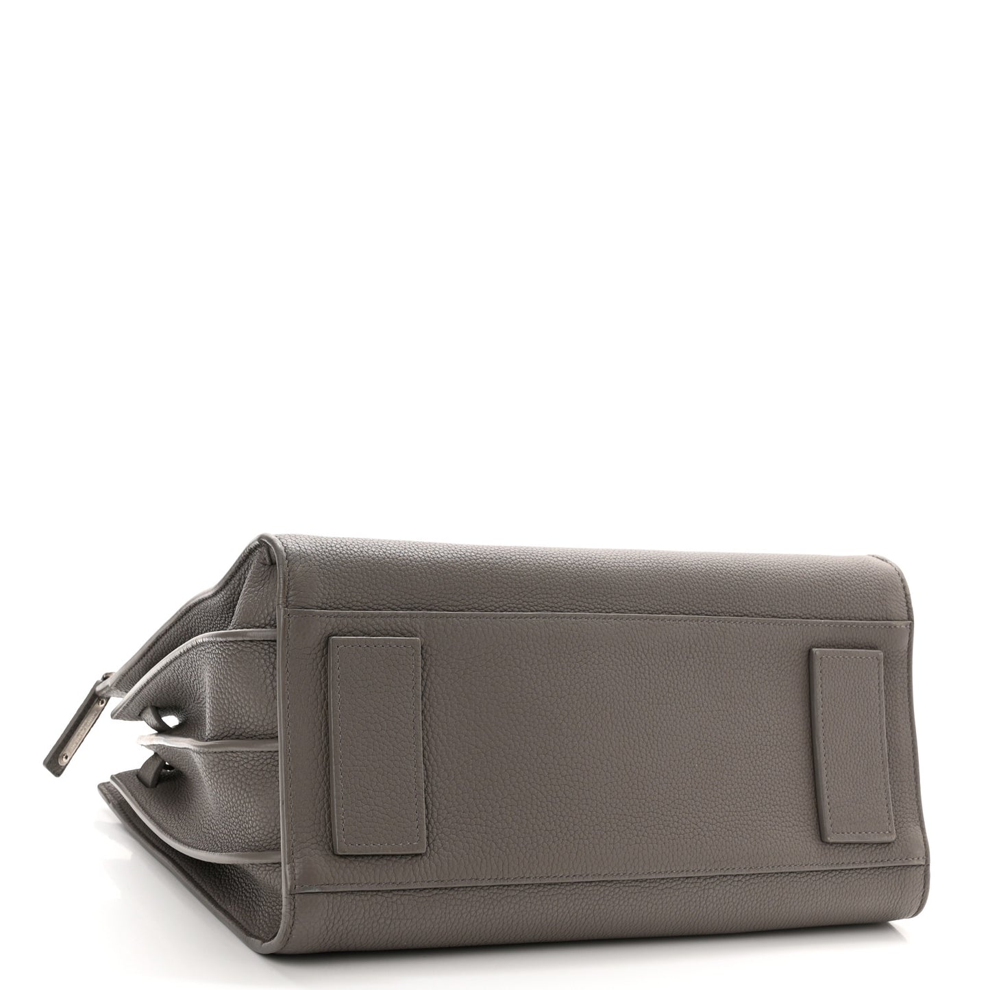 Grained Calfskin Small Supple Sac De Jour Mouse Grey