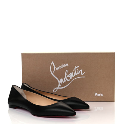 Christian Louboutin Shiny Nappa Ballalla Flats 39 Black 10 of 10