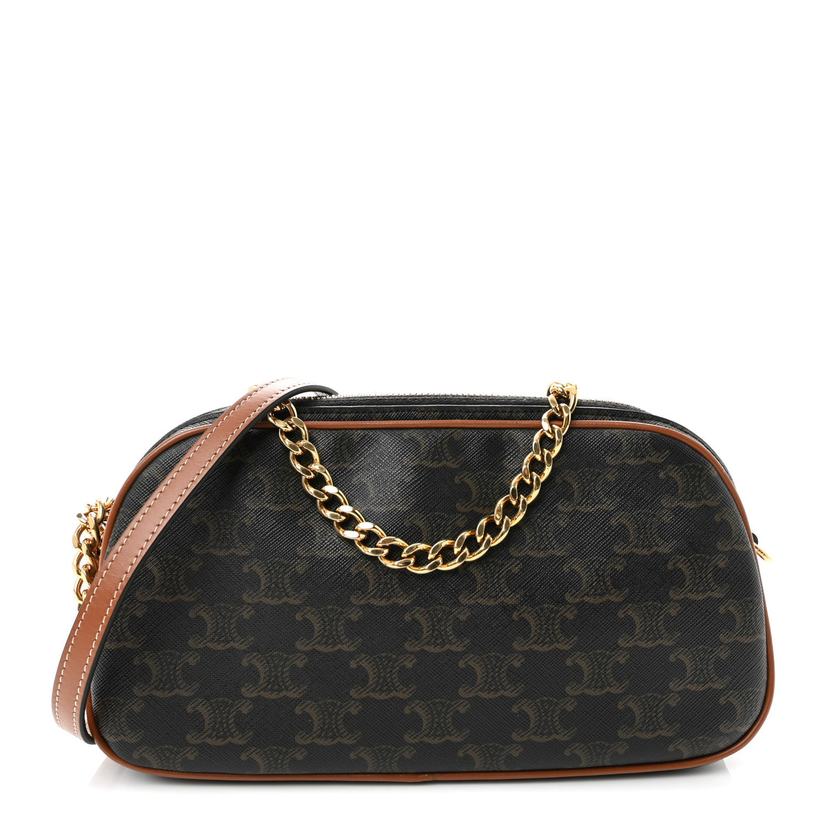 Celine Triomphe Canvas Multibag Tan 1 of 9