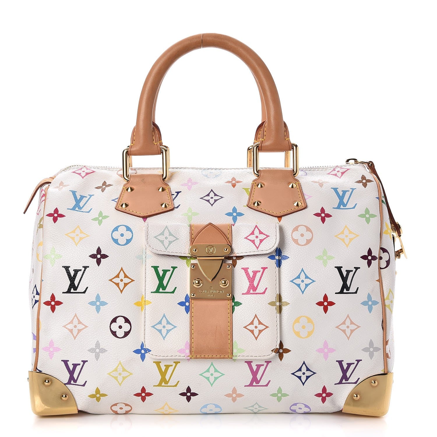 Louis Vuitton Monogram Multicolor Speedy 30 White 1 of 9