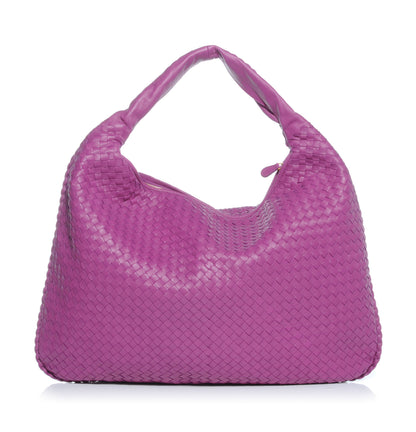 Bottega Veneta Nappa Intrecciato Maxi Veneta Hobo Orchid 1 of 8