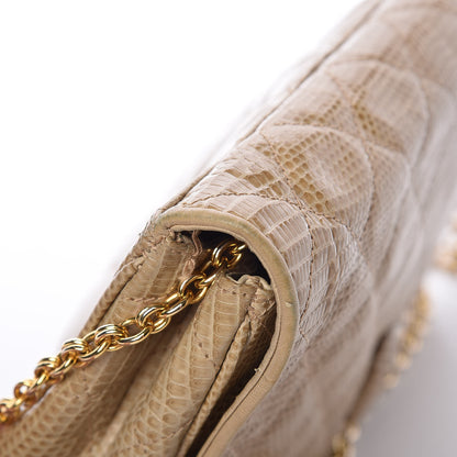 Chanel Lizard Small Square Flap Beige 25 of 25