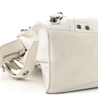 Balenciaga Agneau Arena Neo Cagole Handbag XS Optic White Optic White 10 of 12