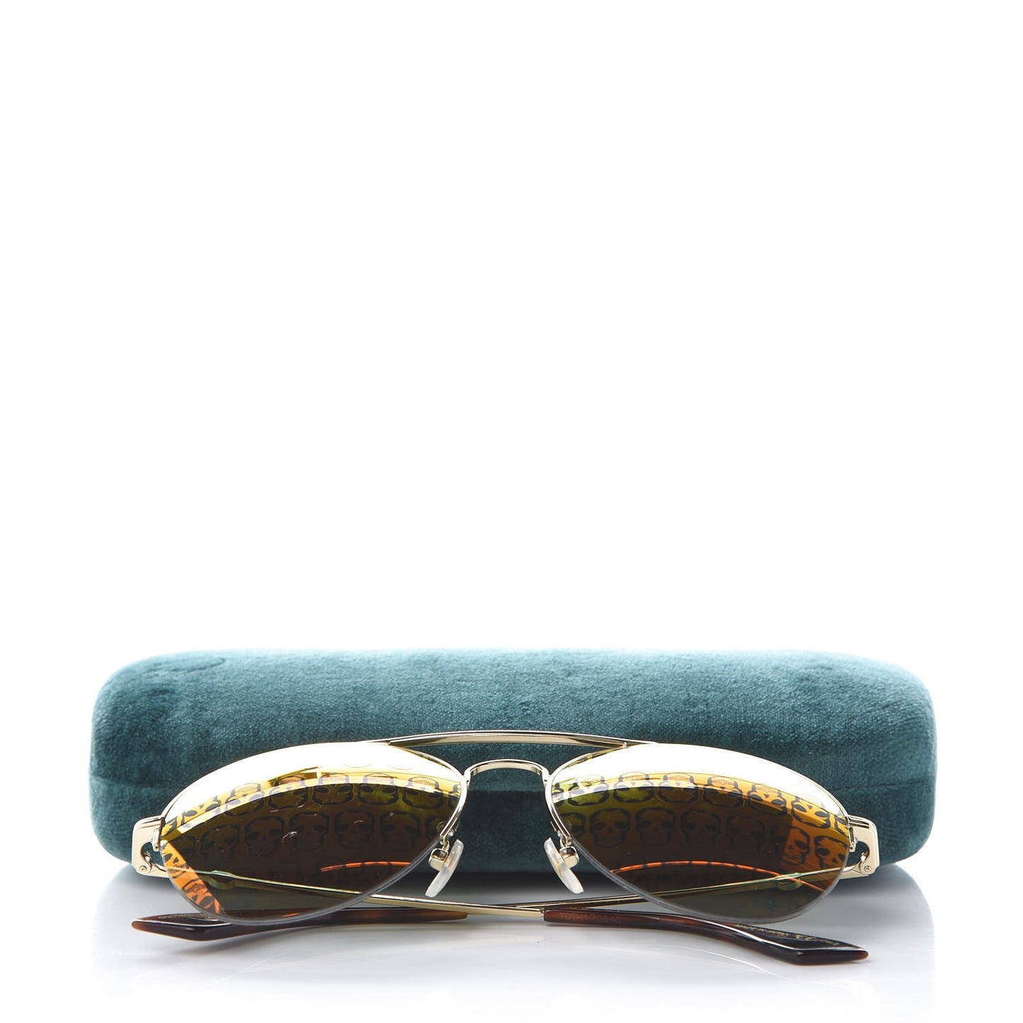 Aviator Sunglasses GG0107/S Gold Orange