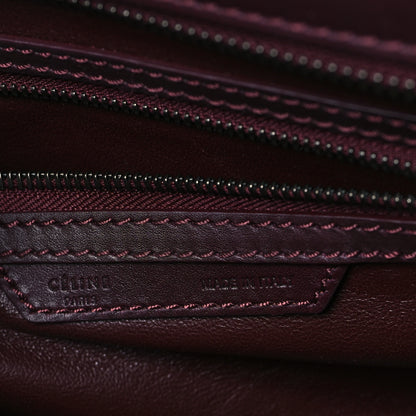 Celine Smooth Calfskin Mini Luggage Burgundy 6 of 10