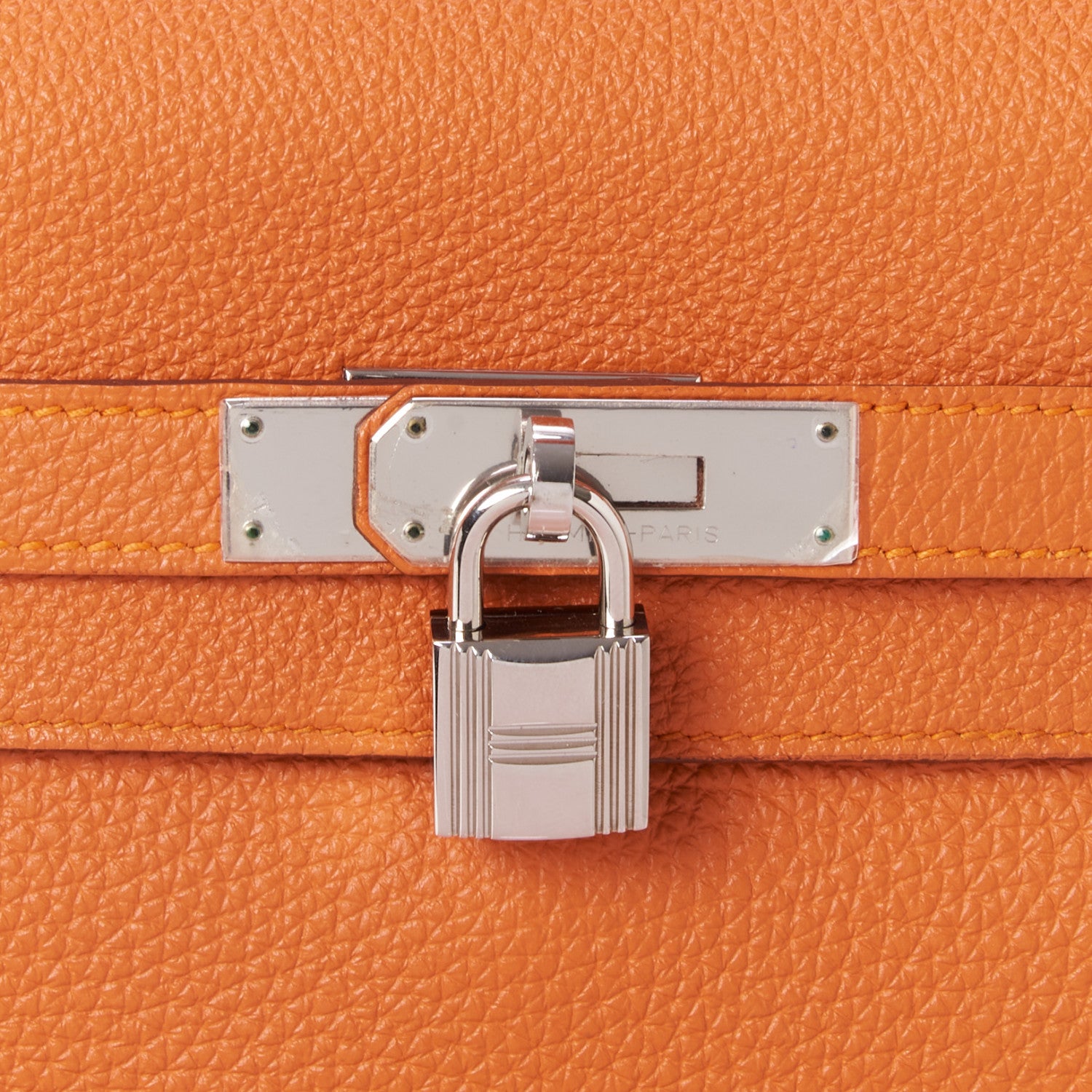 Hermes Togo Kelly Retourne 35 Orange 20 of 32