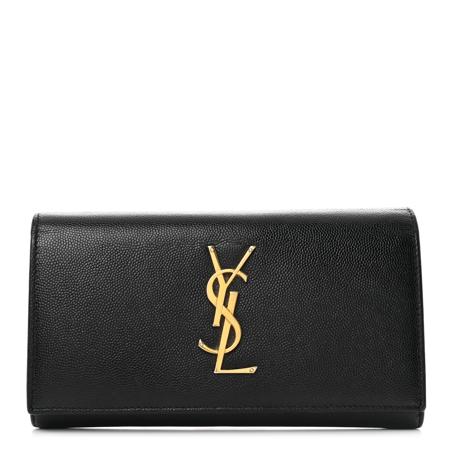 Grain De Poudre Classic Monogram Cassandre Wallet Black
