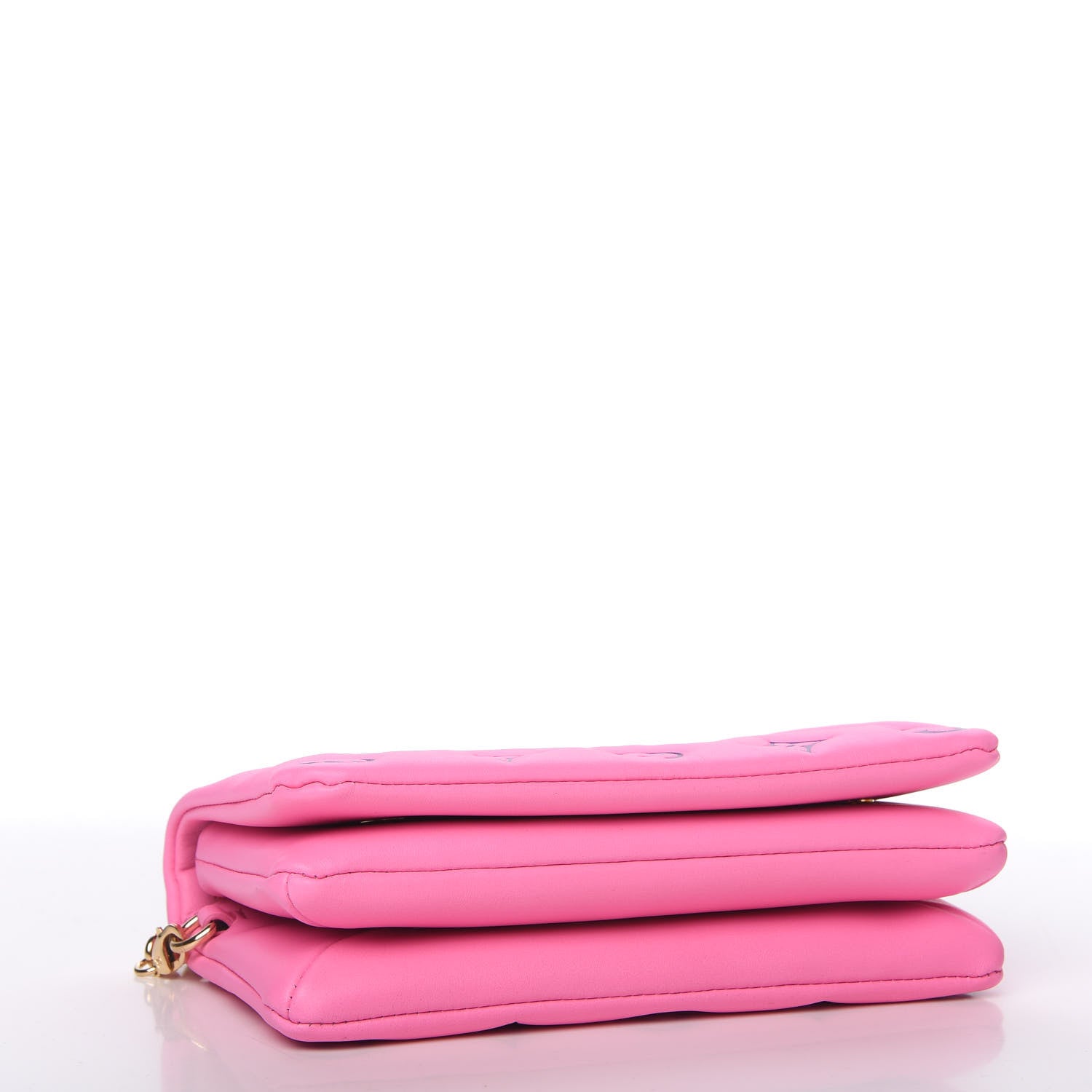 Louis Vuitton Lambskin Embossed Monogram Vuittamins Pochette Coussin Rose Violet 4 of 10