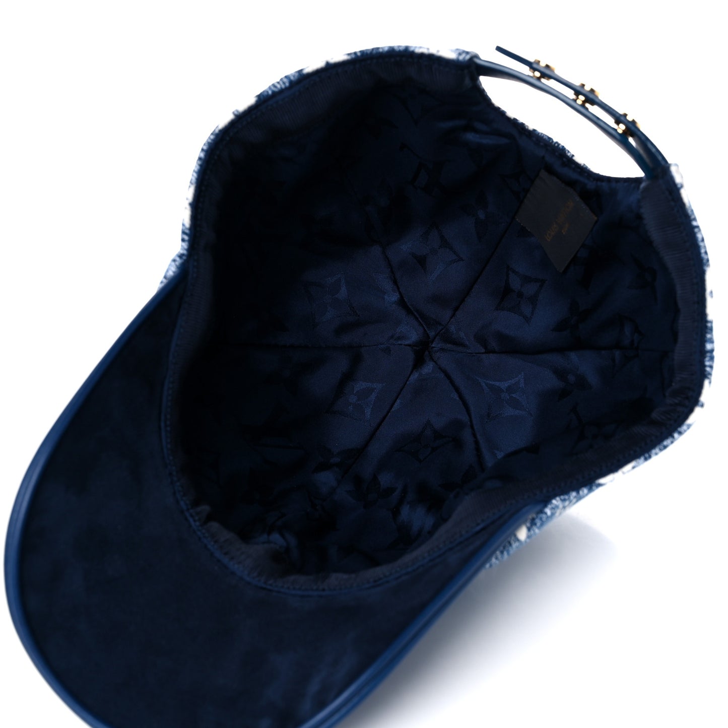 Monogram Jacquard Cap L Blue