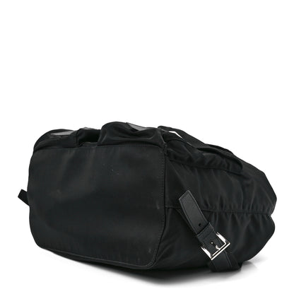 Prada Tessuto Nylon Saffiano Medium Backpack Black 9 of 11
