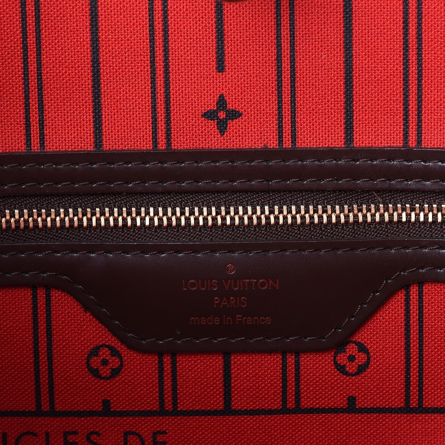 Louis Vuitton Damier Ebene Neverfull MM 6 of 7
