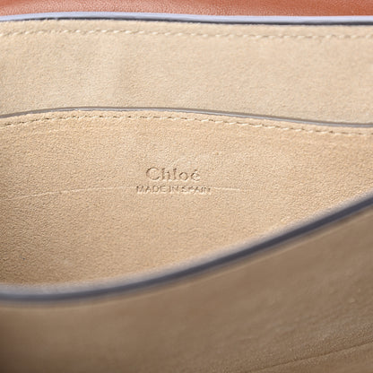 Chloe Suede Calfskin Small Faye Shoulder Bag Tobacco 5 of 8