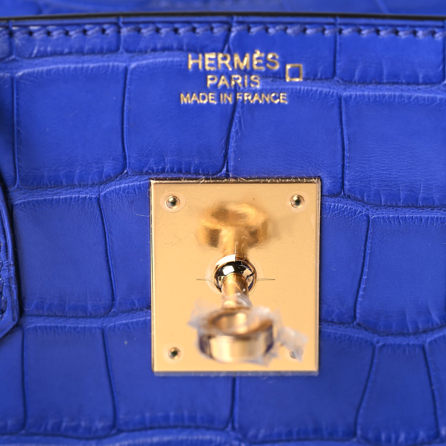 Hermes Matte Alligator Birkin 30 Bleu Electrique 22 of 32