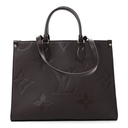 Louis Vuitton Empreinte Monogram Giant Onthego MM Chocolate 1 of 11