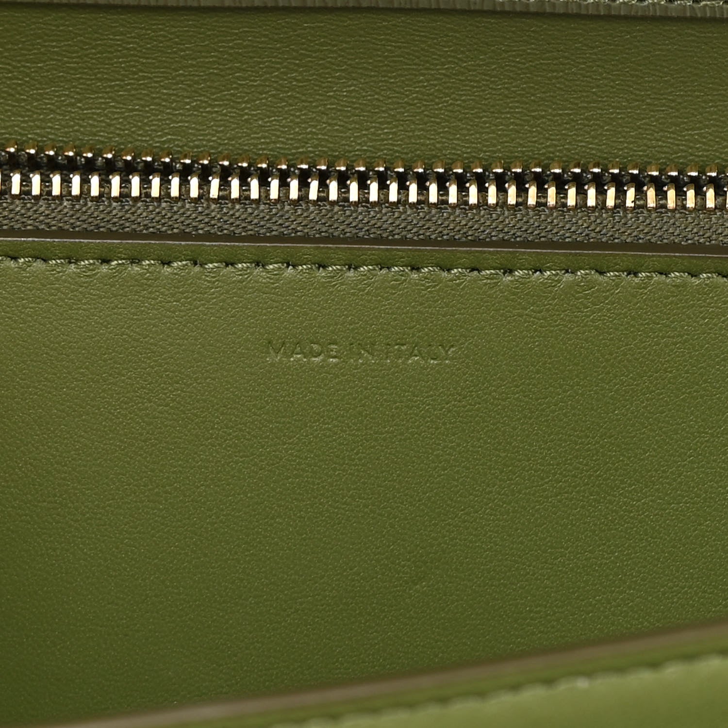 Celine Liege Calfskin Medium Classic Box Flap Bag Army Green 7 of 15