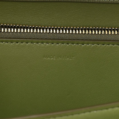 Celine Liege Calfskin Medium Classic Box Flap Bag Army Green 7 of 15
