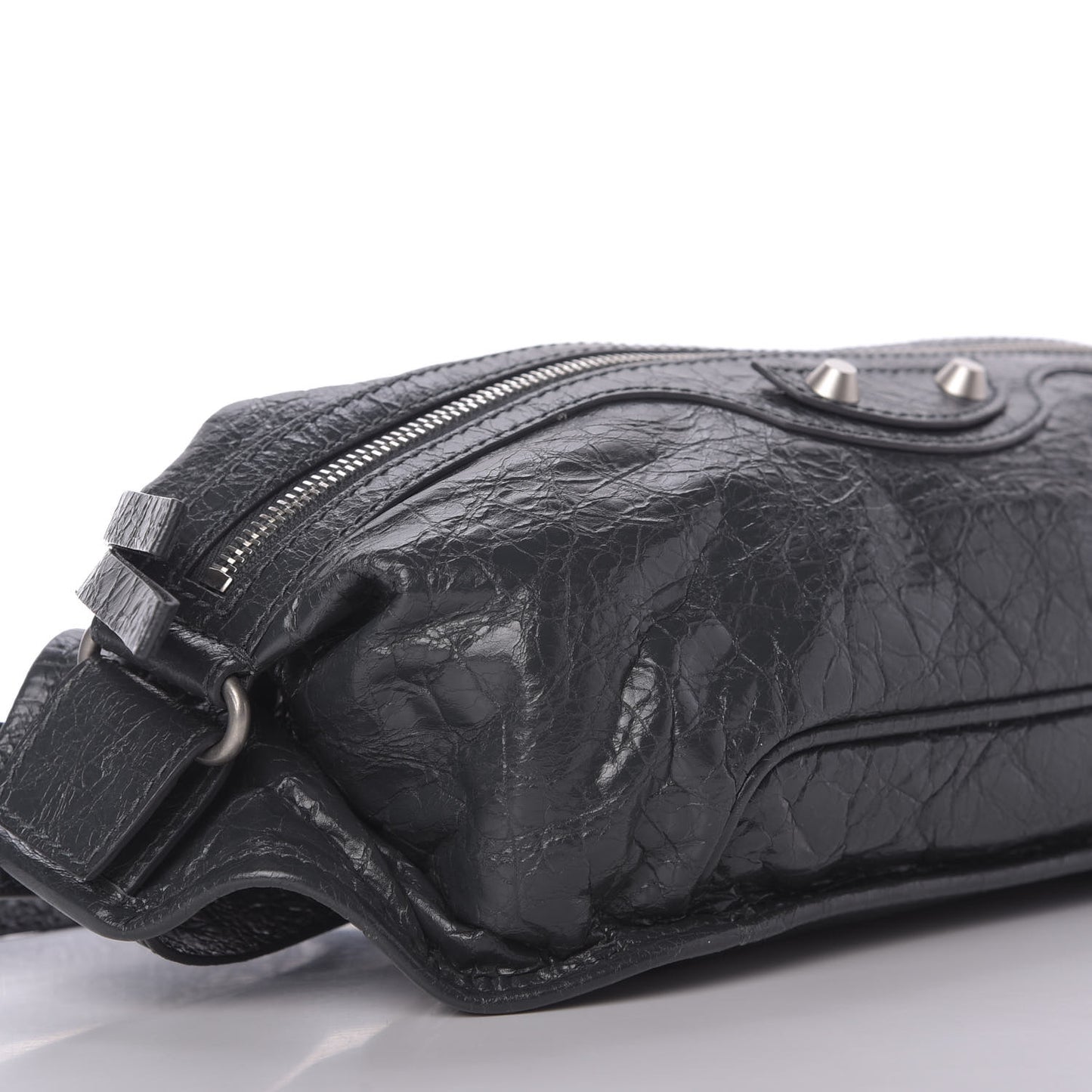 Lambskin Classic Hardware Neo Lift Hip Bag Anthracite