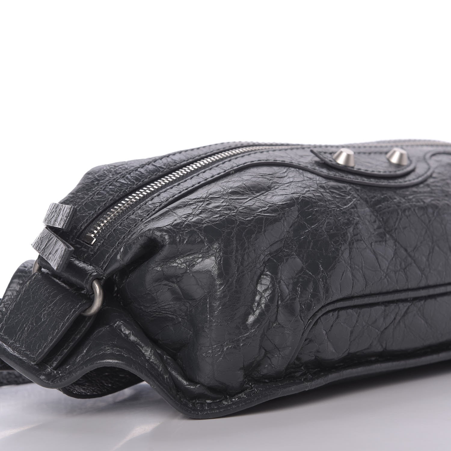 Balenciaga Lambskin Classic Hardware Neo Lift Hip Bag Anthracite 6 of 9