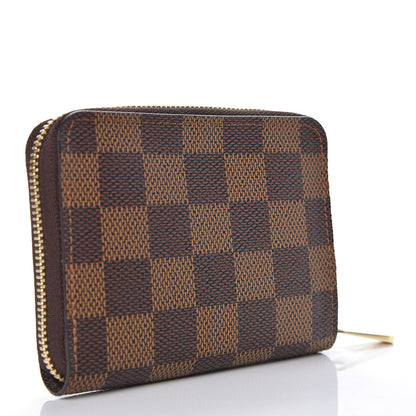 Louis Vuitton Damier Ebene Zippy Coin Purse 3 of 7
