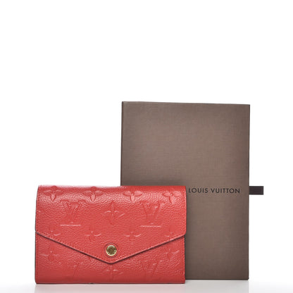 Louis Vuitton Empreinte Compact Curieuse Wallet Cherry 10 of 10