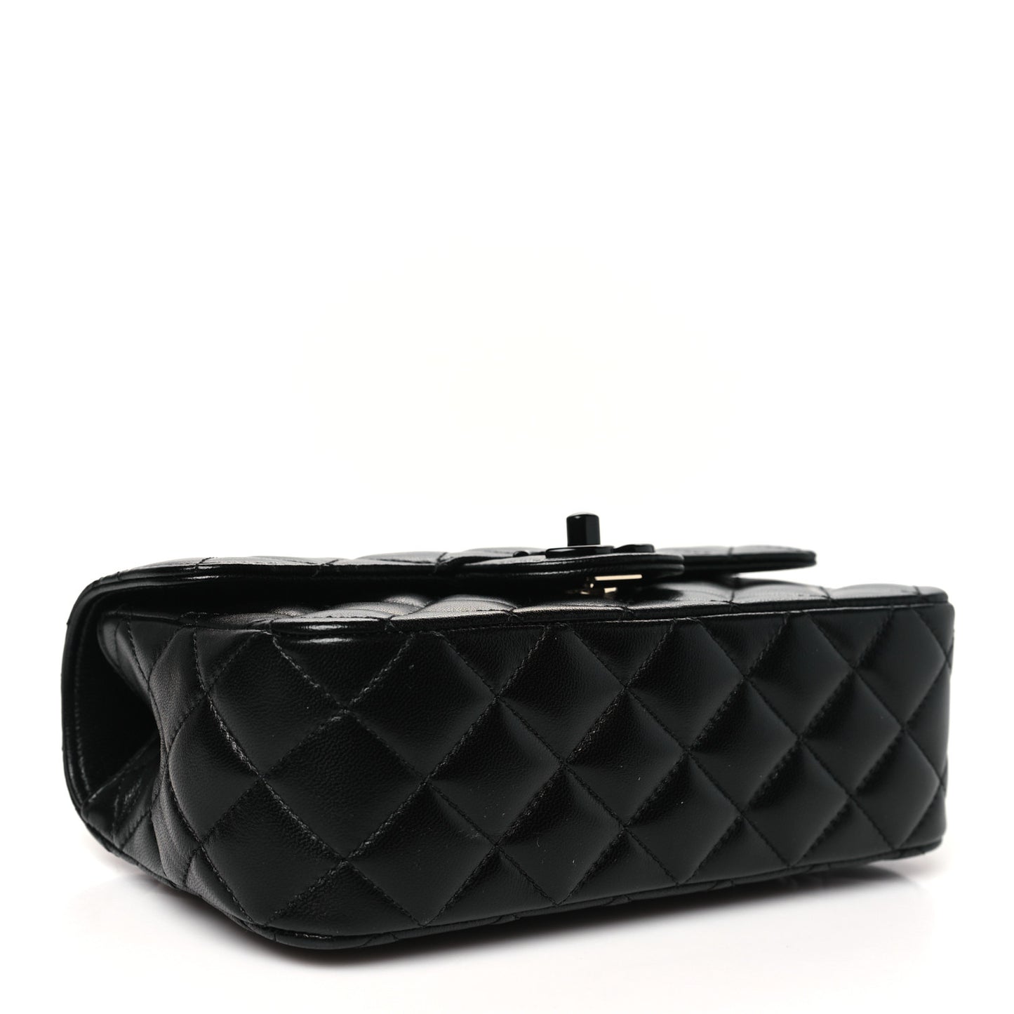Lambskin Quilted Small Coco Pop Top Handle Flap So Black