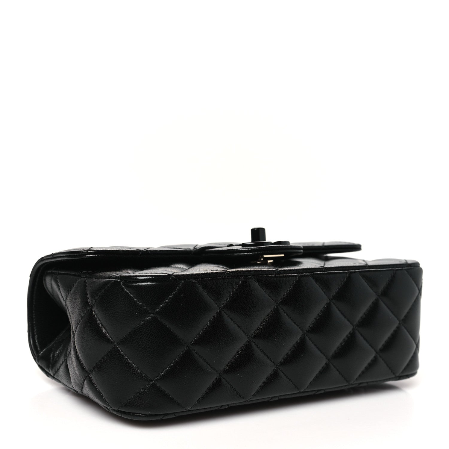 Chanel Lambskin Quilted Small Coco Pop Top Handle Flap So Black 4 of 11