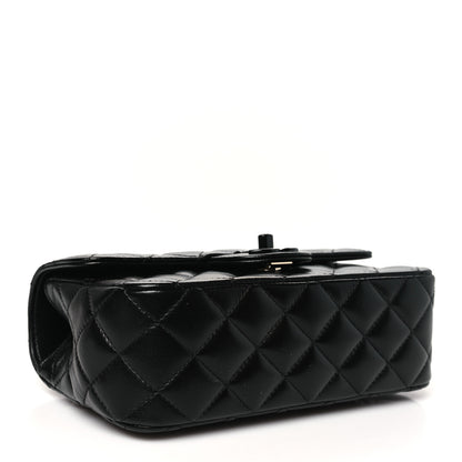 Chanel Lambskin Quilted Small Coco Pop Top Handle Flap So Black 4 of 11