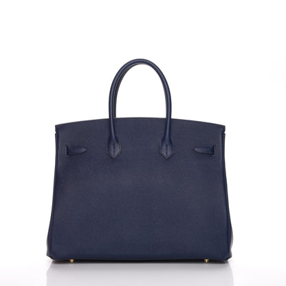 Hermes Epsom Birkin 35 Bleu Saphir 4 of 26