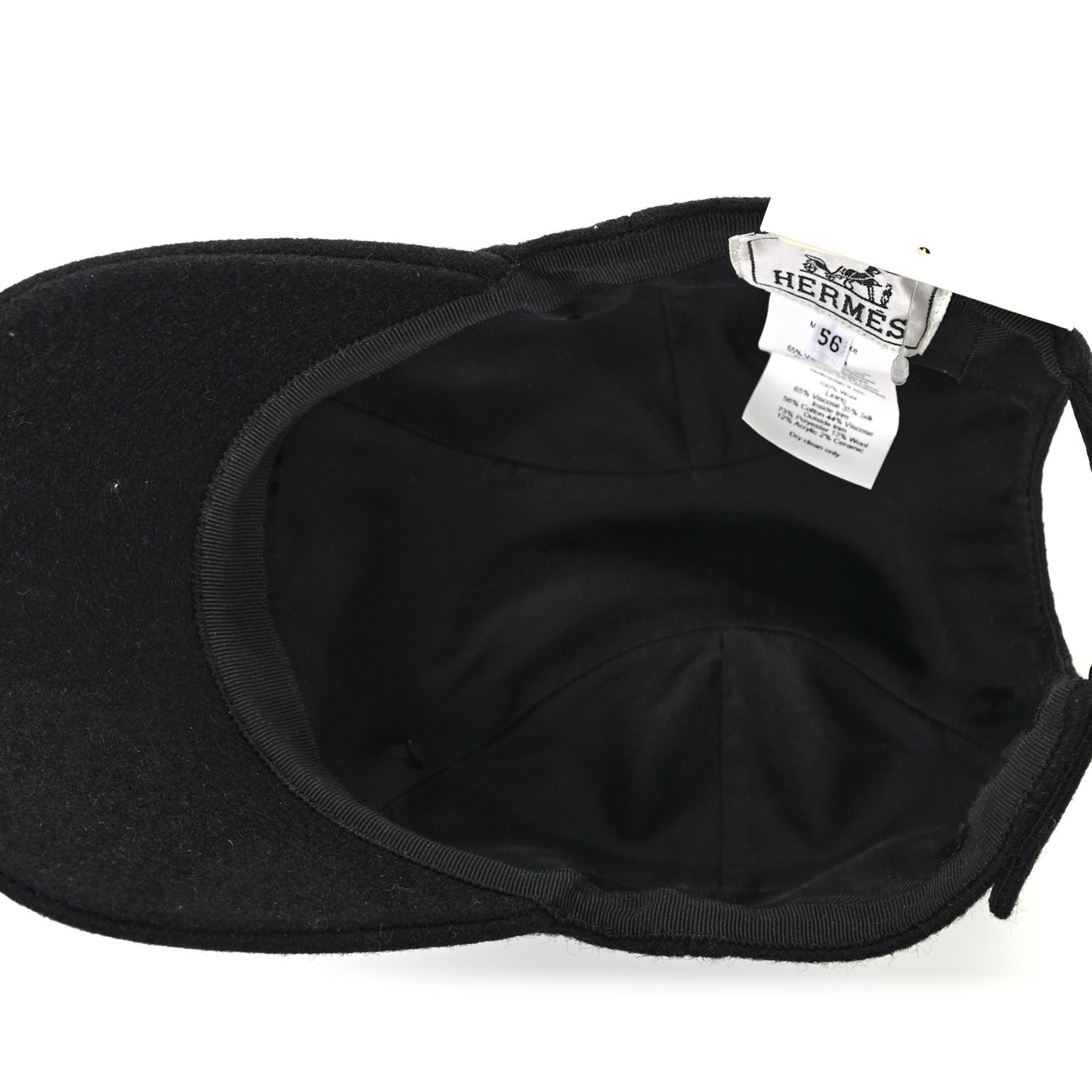 Wool Davis Varsity Cap 56 Black
