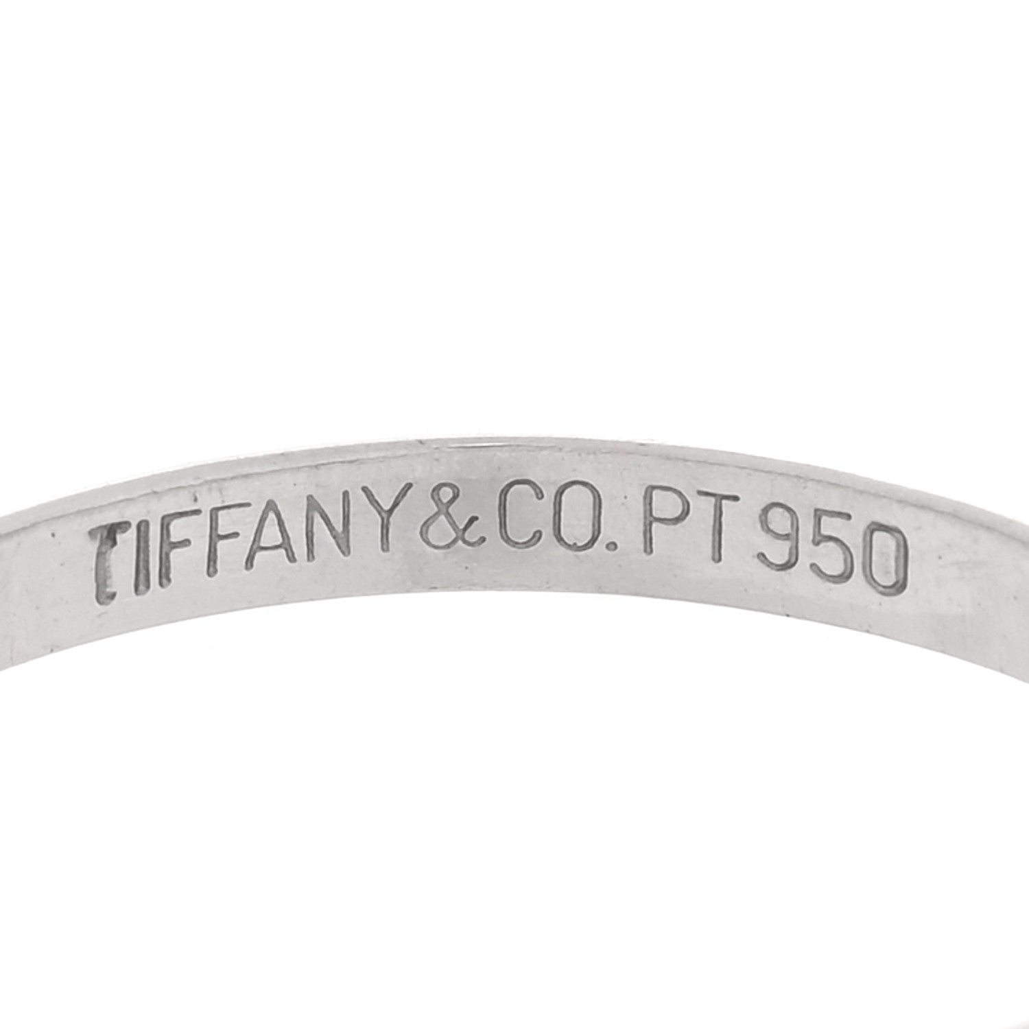 Tiffany Platinum 2mm Knife Edge Wedding Band Ring 53 6.25 4 of 4