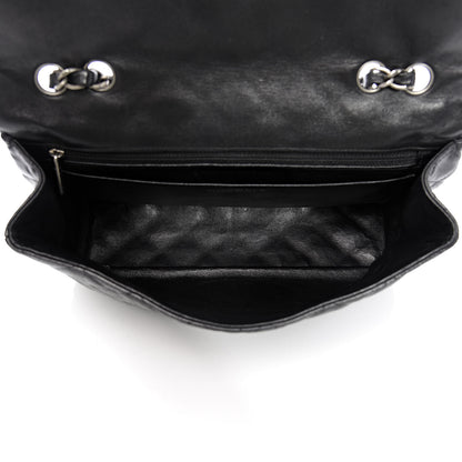 Chanel Washed Lambskin Quilted Jumbo Hybrid Reissue Flap Black 5 of 10