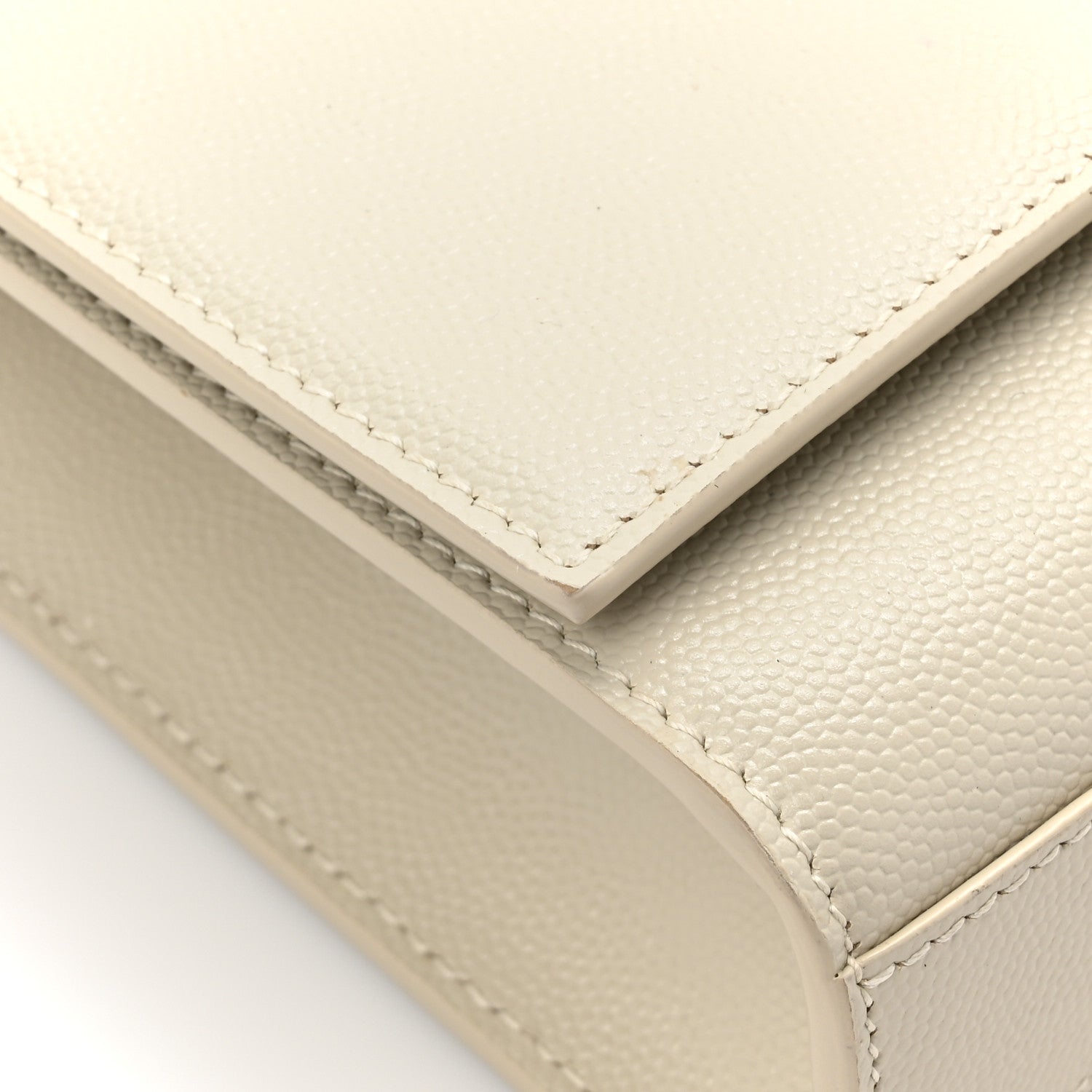 Saint Laurent Grain De Poudre Medium Monogram Kate Satchel Crema Soft 13 of 16