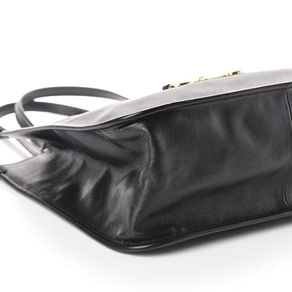 Gucci New Sakai Calfskin Lux Horsebit 1955 Tote Bag Black 7 of 8