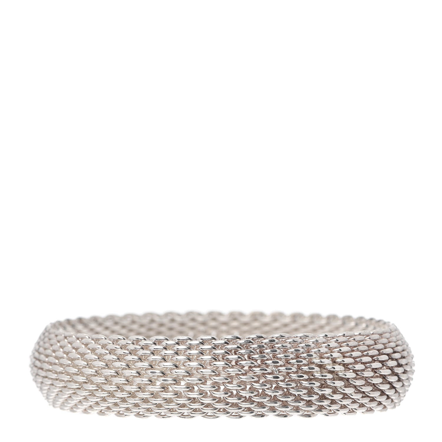 Tiffany Sterling Silver Somerset Mesh Bracelet 1 of 4