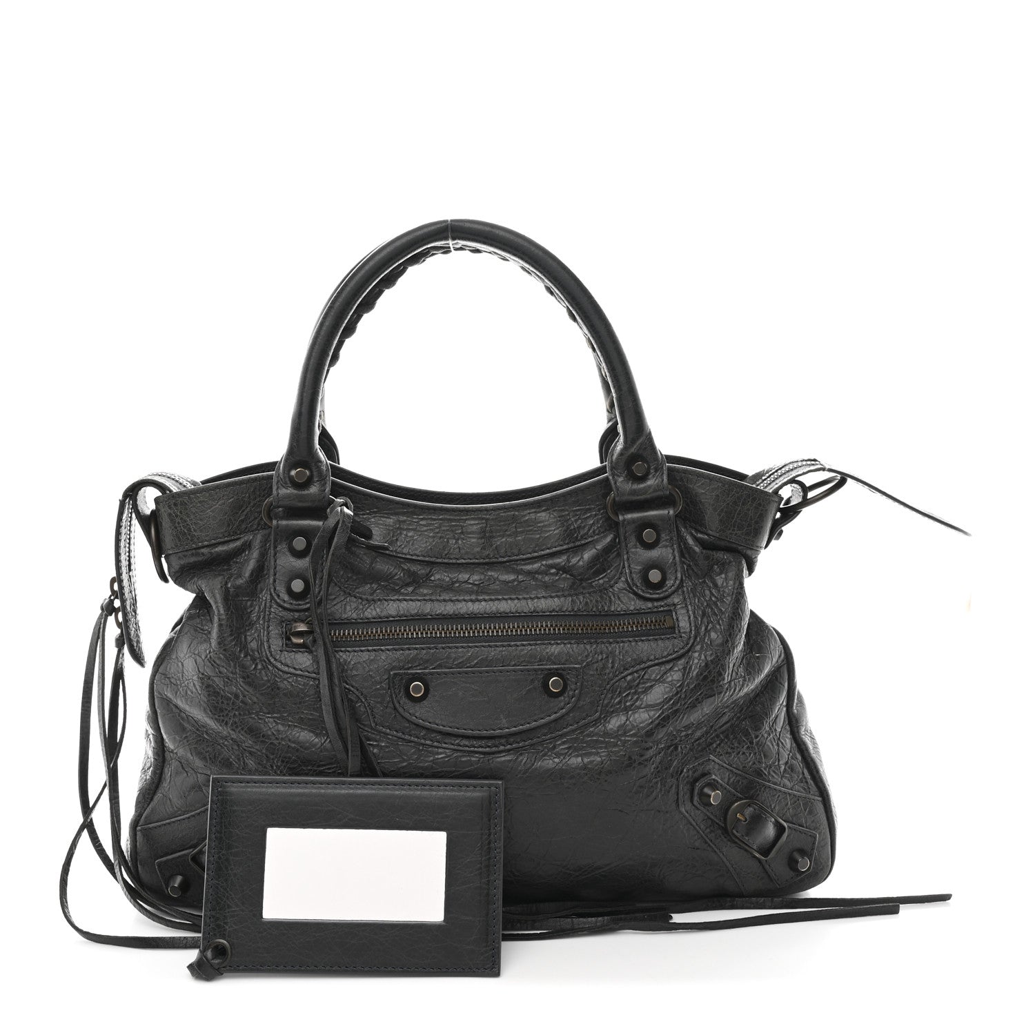 Balenciaga Agneau Classic Hardware Town Anthracite 1808649