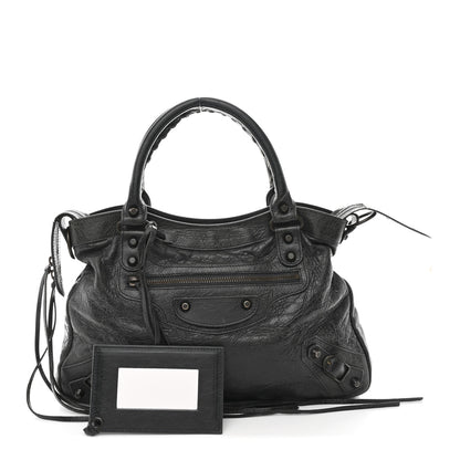 Balenciaga Agneau Classic Hardware Town Anthracite 3 of 12
