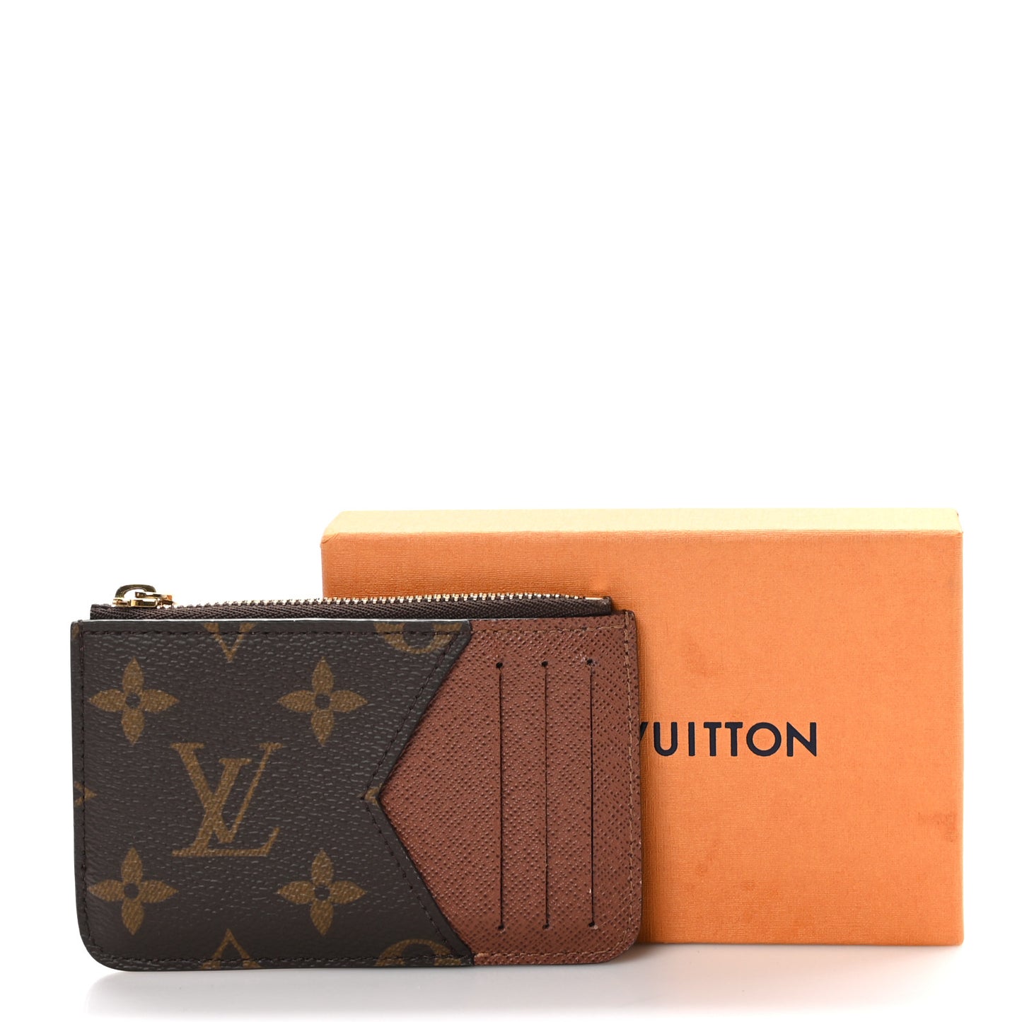 Monogram Zipped Romy Card Holder