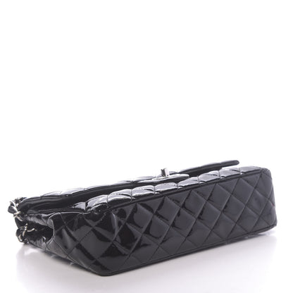 Chanel Patent Quilted Medium Double Flap Black 5 of 18