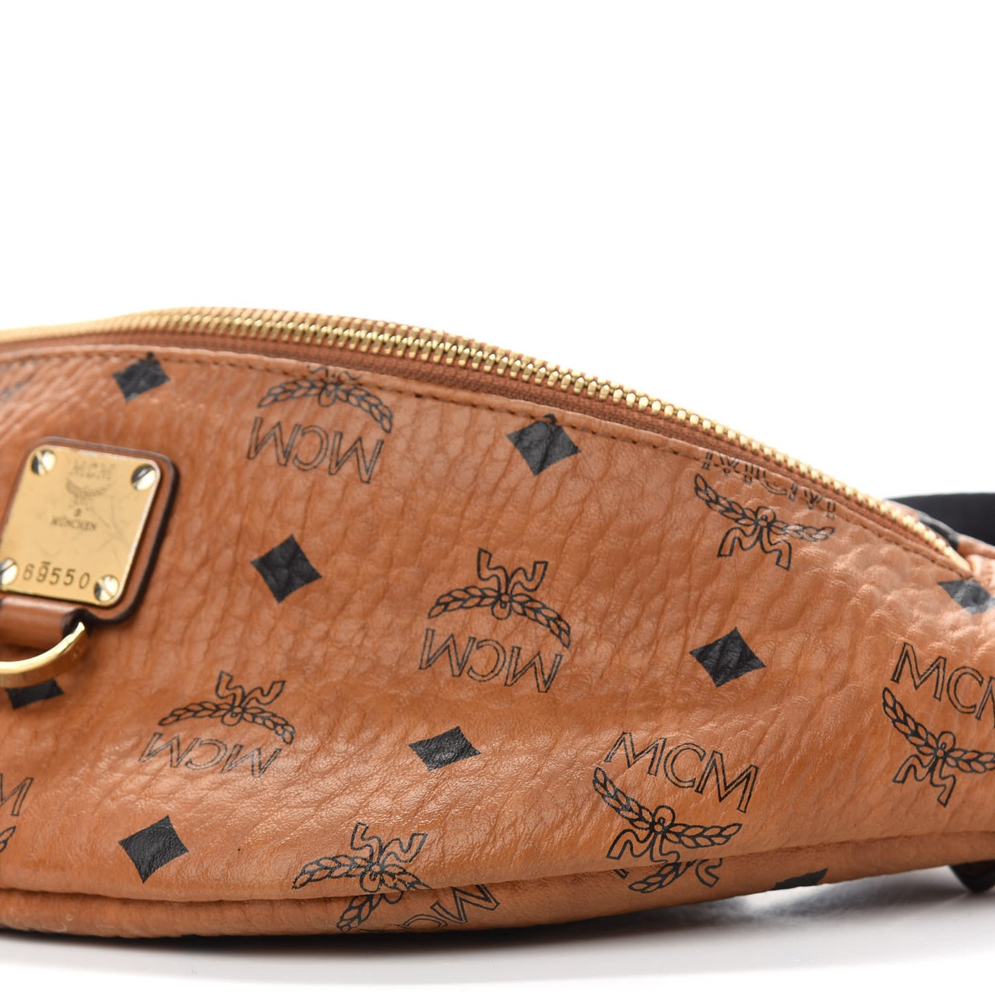 Visetos Medium Fusten Belt Bag Cognac