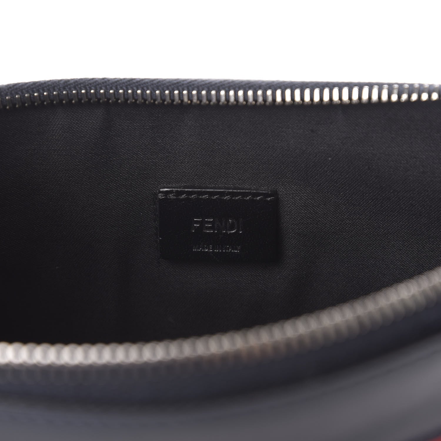 Fendi Calfskin Vocabulary Inlaid Pouch Multicolor 6 of 7