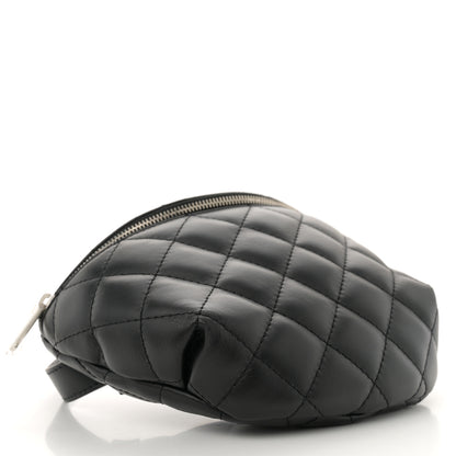 Chanel Calfskin Quilted Waist Belt Bag Black 4 of 10