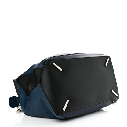 Loewe Calfskin XL Puzzle Bag Blue Black 4 of 11