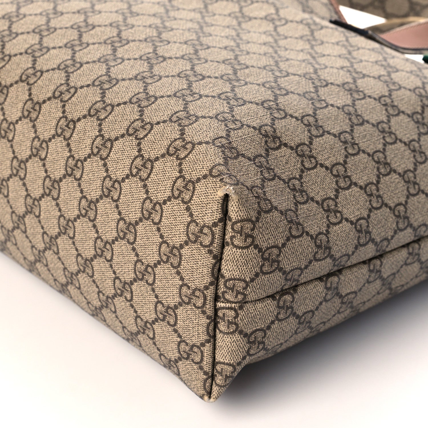 Gucci GG Plus Monogram Medium Signature Web Loop Tote Brown 10 of 10