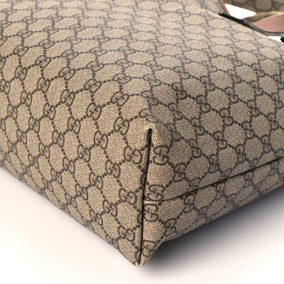 Gucci GG Plus Monogram Medium Signature Web Loop Tote Brown 10 of 10