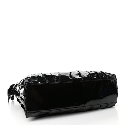 Prada VALENTINO Patent Maizeon Studded Tote Black 3 of 4