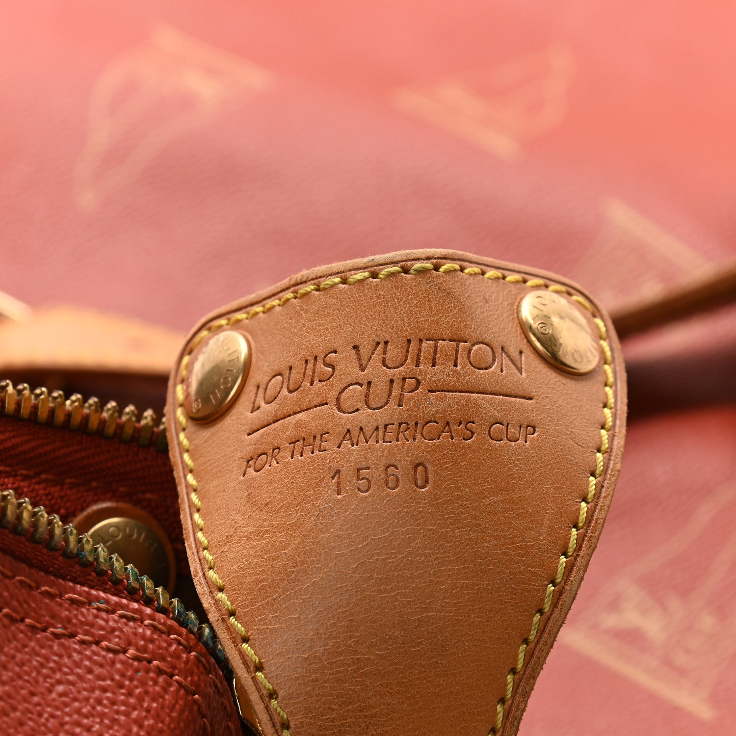 Louis Vuitton Americas Cup Garment Bag Red 6 of 8