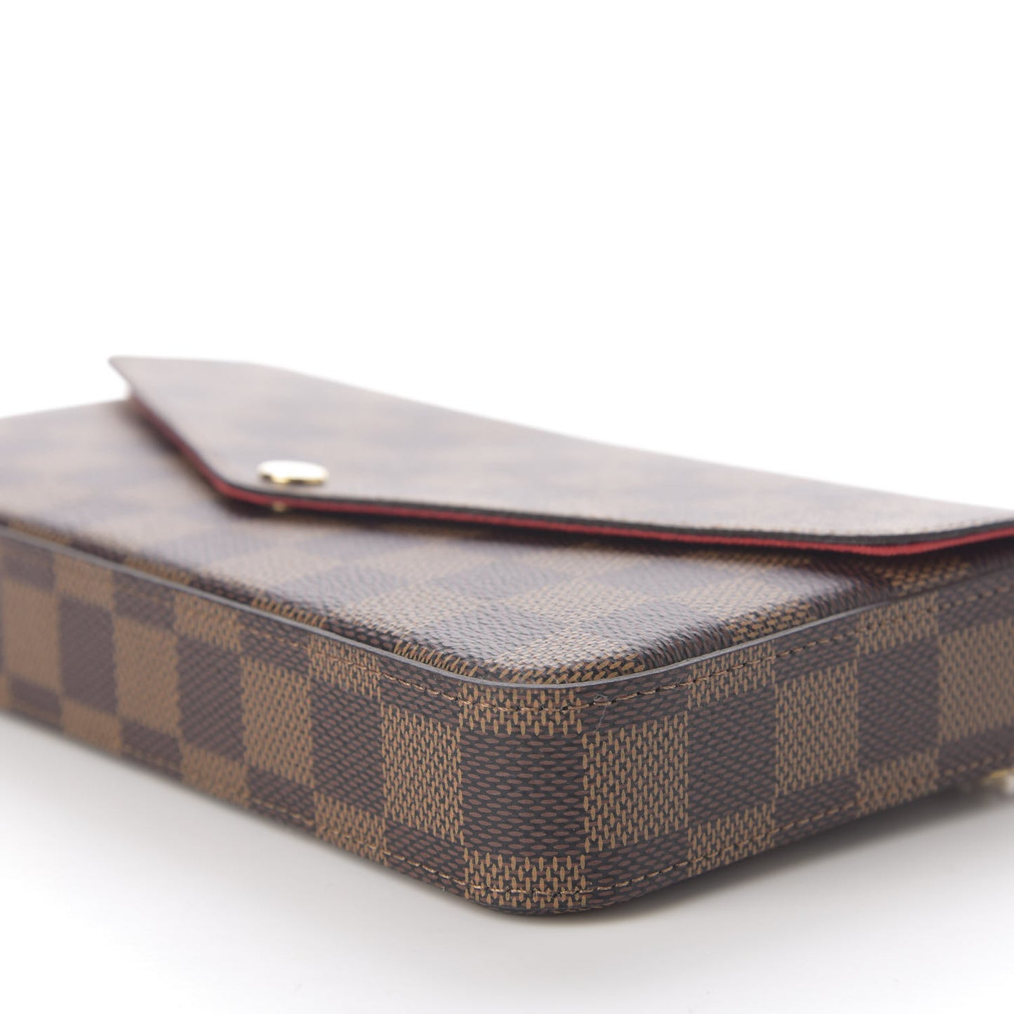 Damier Ebene Pochette Felicie Chain Wallet